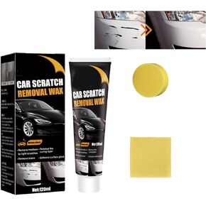 Kzade Scratch Repair Wax for Car,2024 New Car Scratch Repair Kit: Waxing, Polishing Paste, and Nano Remover,with Wipe & Sponge for Car Vehicles Deep Scratches (5 Pcs)