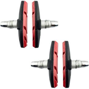 AHL 2pairs Complete Sport Bike Brake Shoes Bicycle Brake Pads Set,69mm