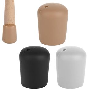 Cosmos 3 Pcs Fishing Rod Butt Cushion Fishing Rod End Cap Silicone Fishing Pole Seat Protector Cover End Fishing Rod Holders for Rock Fishing Boat Fishing, Black/Brown/Gray
