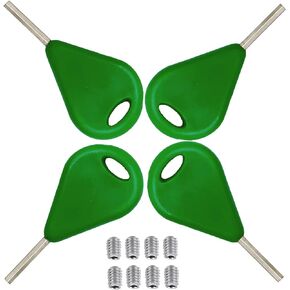 51buyoutgo 6pcs Surf Fin Key & Screws for Longboard Surfing Kayak Paddleboard Surfboard Sup Surf Paddle Board Fin Replacement Install Remove Tool Accessories Green