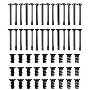 Computer Cooling Fan Mount Screws, 60pcs PC Case Fans Screw Kit Self-Tapping Long Screw Computer Case Fan Short Screw Reducing Noise Anti-Vibration Screws