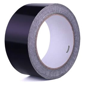 LLPT Aluminum Black Foil Tape 2 Inches x 55 Yards 3.94 Mil Heavy Duty Adhesive HVAC Sealing Hot Cold Air Duct Tape for Pipe Metal Repair (BF255)