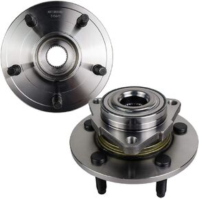 Autoround 515072 [2-Pack] Front Wheel Bearing and Hub Assembly Compatible with Dodge Ram 1500 2002 2003 2004 2005 2006 2007 2008 Non-ABS 5 Lug