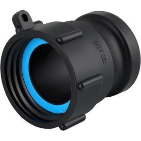 IBC Tote Adapter, Cam and Groove Fitting (2" Female Buttress Thread x 2" Male Adapter)