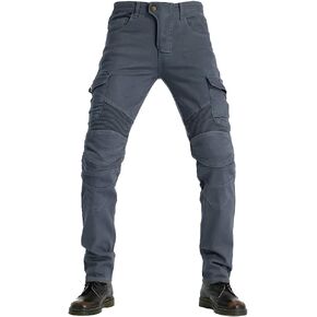 Motorcycle Riding Pants for Men Biker Motocross Racing Jeans Cycling Protective Pants with Armor Pads