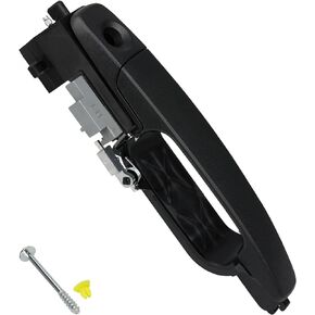 JDMON Front Driver Side Exterior Door Handle with Bracket Replacement for Ford Focus 2008 2009 2010 2011 Outside Outer Handle Replacement for 8S4Z-5422404-AA 8S4Z-54218A14-AA 8S4Z-5426685-B