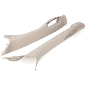 Front Left & Right A Pillar Grab Handle Molding Trim Compatible with 2002-2010 Dodge Ram 1500 2500 3500 Pickup Truck 1TE75TI2AA 1TE74TI2AA