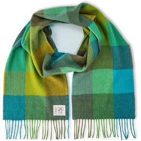 Avoca Pure Wool Scarf (Made in Ireland) Green Fields Design