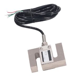 S Type Load Cell Weight Sensor M8x1.25 Stainless Steel Pull Pressure Compression and Tension Force Sensor Miniature Weighing Sensor Small Space Microsensor (30KG)