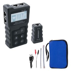 Mcbazel Network Cable Tester, Poe Ethernet Cable Tester Kit for CAT5e/ CAT6/ CAT6a, Network Cable Tracker Cable Tester for Tracker Underground Telephone Line Finder Home Repair