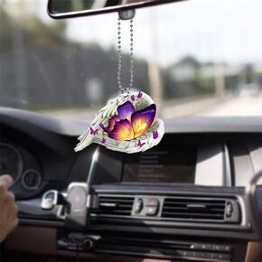 Turtle Car Hanging Rear View Mirror Pendant, Sunflower Turtle Car Hanging Ornament,Ocean Sea Animal Automotive Interior Charm Pendant,Home Window Wall Hanging Decorations