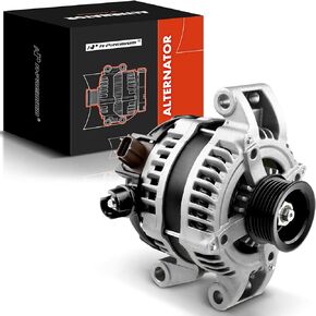 A-Premium Alternator Compatible with Mustang 09-10 & Ford E-350 Super Duty 17-19, F-250 F-350 Super Duty 17-22, 6.2L 4.0L, 150Amp 12V 6-Groove Pulley Clockwise, Replace# 400-52399R, 104210-5830