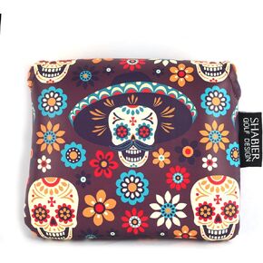 SHABIER Golf Large Mallet Headcover with Day of The Dead Skull Design for Taylormade MySpider X Putter, MySpider Tour Putter