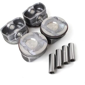 PANGOLIN 23041-2B600 23041-2B610 Engine Piston & Rings Set for Kia Accent Rio 1.6L DOHC 2012 2013 2014 2015 2016 Aftermarket Parts, Replace OE 23041-2B620, 23410-2B600