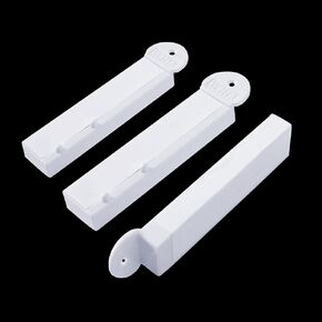 Theft Protection Stop Lock Magnetic Key with Slat Wall & Pegboard Security Hook Lock 6 inch,Sets of 3
