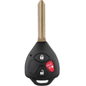 SCITOO Key Fob Shells Case * 1 PCS Replacement for Toyota for 4Runner for Toyota for Matrix for Toyota for RAV4 2005-2015 HYQ12BBY-3 HYQ12BBY GQ4-29T-3