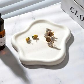 Room Decor Jewelry Tray, Ring Holder, Cloud Ring Dish, Cloud Jewelry Tray, Ceramic Earring Necklace Dish Ring Tray, Christmas Mothers Day Valentines Gifts for Women, Home Decor Small Jewelry Dish ﻿ ﻿