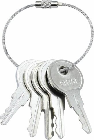 مفاتيح CH751 لمقصورات المركبات الترفيهية، والمعسكرات، وخزائن التخزين، والمقطورات، وأغطية وحدات التحكم، والعربات، ومفاتيح بديلة مثالية (5 قطع) in Kuwait