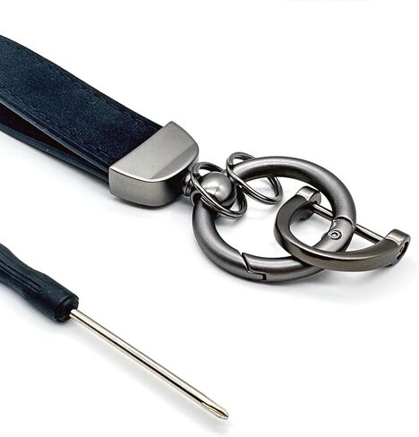 سلسلة مفاتيح من مادة الفراء من VoxifyMe، سلاسل مفاتيح عالمية لسلاسل المفاتيح للرجال والنساء، قابلة للدوران 360 درجة in Kuwait