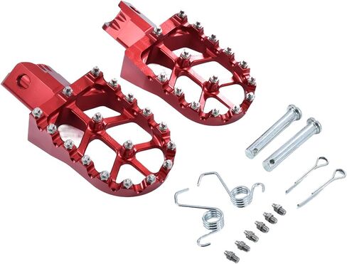 Xilakol Dirt Bike Foot Pegs CNC Footpegs Foot Pedals Rest for CRF50 XR 50 70 80 100 110 PW50 PW80 CT200U M2R SDG DHZ KAYO Dirt Pit Bike Red in Kuwait