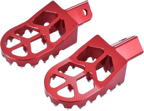 Xilakol Dirt Bike Foot Pegs CNC Footpegs Foot Pedals Rest for CRF50 XR 50 70 80 100 110 PW50 PW80 CT200U M2R SDG DHZ KAYO Dirt Pit Bike Red in Kuwait