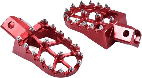 Xilakol Dirt Bike Foot Pegs CNC Footpegs Foot Pedals Rest for CRF50 XR 50 70 80 100 110 PW50 PW80 CT200U M2R SDG DHZ KAYO Dirt Pit Bike Red in Kuwait