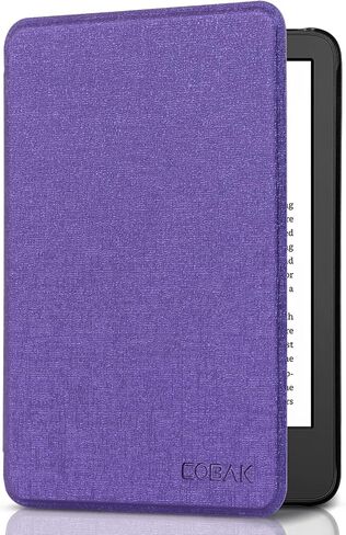 حافظة CoBak لجميع إصدارات Kindle 11th Generation 2022 الجديدة فقط - غطاء ذكي من جلد البولي يوريثان فائق النحافة مع خاصية النوم والاستيقاظ التلقائي، حافظة حماية ممتازة لجهاز Kobo، القارئ الإلكتروني in Saudi Arabia