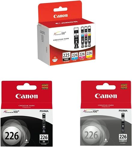 Canon PGI225/CLI226 Color Multi Pack Compatible to iP4820, MG5220, MG5120, MG6120, MG8120, MX882, iX6520, iP4920, MG5320, MG6220, MG8220, MX892 in Saudi Arabia