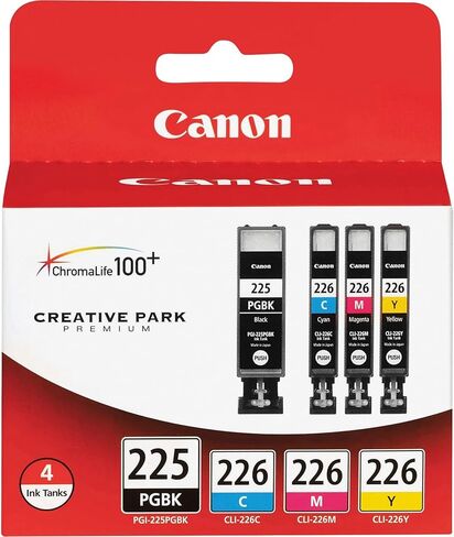 Canon PGI225/CLI226 Color Multi Pack Compatible to iP4820, MG5220, MG5120, MG6120, MG8120, MX882, iX6520, iP4920, MG5320, MG6220, MG8220, MX892 in Saudi Arabia