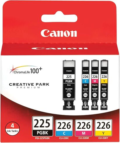 Canon PGI225/CLI226 Color Multi Pack Compatible to iP4820, MG5220, MG5120, MG6120, MG8120, MX882, iX6520, iP4920, MG5320, MG6220, MG8220, MX892 in Saudi Arabia