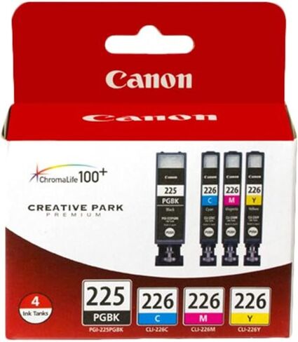 Canon PGI225/CLI226 Color Multi Pack Compatible to iP4820, MG5220, MG5120, MG6120, MG8120, MX882, iX6520, iP4920, MG5320, MG6220, MG8220, MX892 in Saudi Arabia