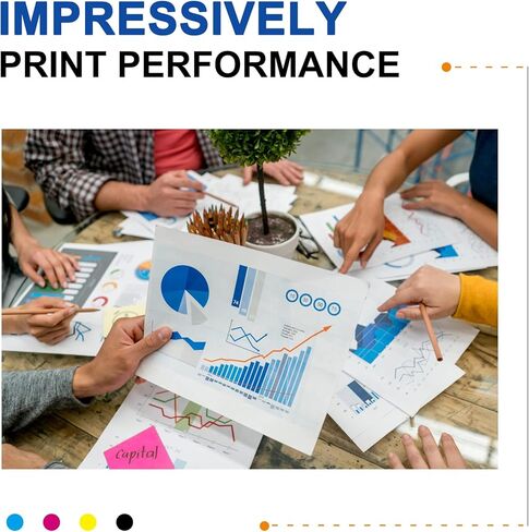 خراطيش حبر 232XL عالية السعة مُعاد تصنيعها لخرطوشة الحبر Epson 232 232XL تعمل مع Epson XP-4200، XP-4205، Workforce WF-2930، WF-2950 (أسود، سماوي، أرجواني، أصفر) in Kuwait
