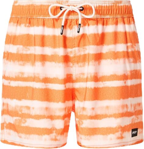 Oakley Men's Standard Blur Stripes Recycled 16" Beachshort in Saudi Arabia