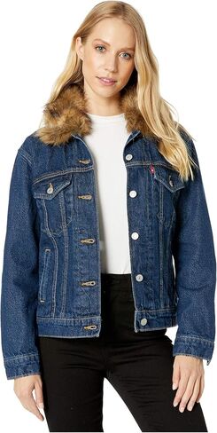 سترات Levi's للسيدات بياقة فرو Ex-bf in Saudi Arabia