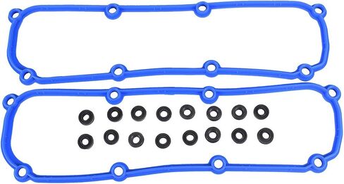 DNJ VC1138G Valve Cover Gasket Set W/Grommets for 2004-2011, Chrysler, Dodge, Jeep, Volkswagen/Caravan, Grand Caravan, Pacifica, Routan, Town & Country, Wrangler, 3.3L, 3.8L, V6, OHV, 12V in Saudi Arabia