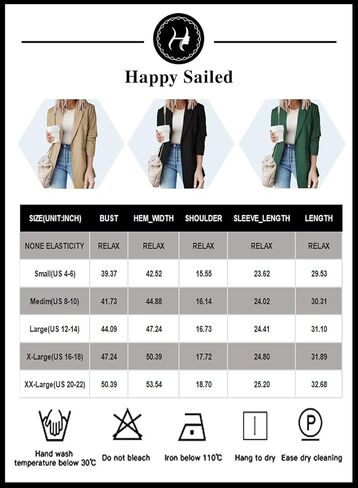 سعيد أبحر المرأة السترة 2024 ملابس علوية بأكمام طويلة للربيع التلبيب طوق زر واحد السترة جاكيتات الأعمال ملابس كاجوال للنساء in Kuwait