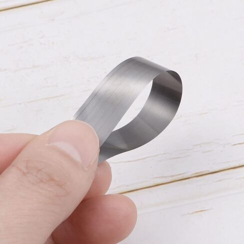 HARFINGTON 3pcs Single Blade Feeler Gauge (0.02mm) Thickness 100mm Length Stainless Steel Gauge Metric Gap Measuring Tool for Measurement in Saudi Arabia