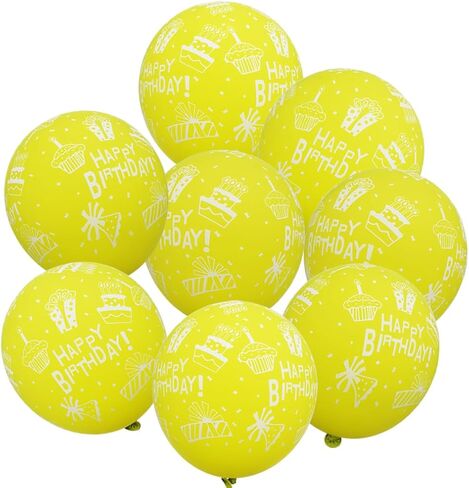 30 قطعة من بالونات عيد الميلاد الوردية مقاس 12 بوصة مطبوعة من اللاتكس مع عبارة "عيد ميلاد سعيد" لتزيين حفلات أعياد ميلاد الأطفال in Kuwait