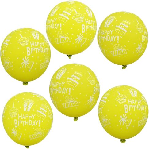 30 قطعة من بالونات عيد الميلاد الوردية مقاس 12 بوصة مطبوعة من اللاتكس مع عبارة "عيد ميلاد سعيد" لتزيين حفلات أعياد ميلاد الأطفال in Kuwait