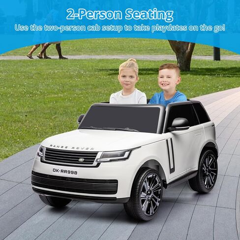 GAOMON 24V 2-Seater Licensed Land Rover Ride On Car Toy w/Parent Remote Control, 3 Speeds, Wireless Music, MP3 Player, Electric Car for Kids Ages 37-95M,Black in Saudi Arabia