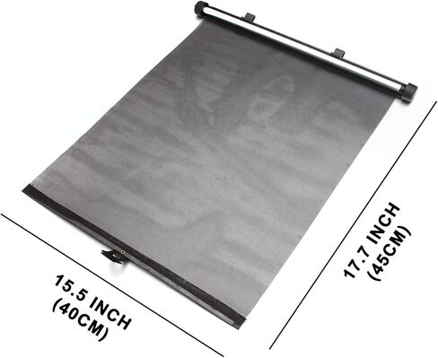 Twilight Garage 2 حزمة قابلة للسحب نافذة السيارة الشمس الظل الأسطوانة أعمى حامي الشاشة ظلال الشمس الجانبية للأطفال الرضع، كتل شاشة نافذة السيارة الطفل اكسسوارات السفر سيارة in Kuwait