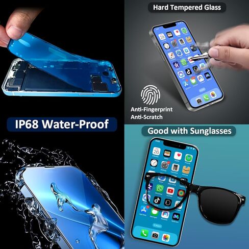 Brinonac for iPhone 12 Mini Screen Replacement Kit - 5.4 inch Full HD LCD Display, Touch Digitizer Assembly Set with Repair Tools and Tempered Glass Protector in Saudi Arabia