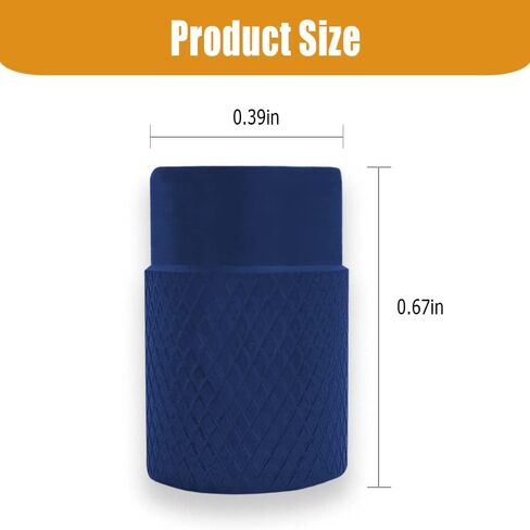 5 Pcs Car Tire Valve Stem Caps, Aluminum Tire Valve Stem Caps, Dust Proof with O Rubber Seal, Universal for Cars, SUVs, Bike, Trucks and Motorcycles (Blue) in Saudi Arabia