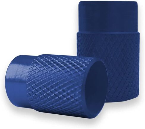 5 Pcs Car Tire Valve Stem Caps, Aluminum Tire Valve Stem Caps, Dust Proof with O Rubber Seal, Universal for Cars, SUVs, Bike, Trucks and Motorcycles (Blue) in Saudi Arabia
