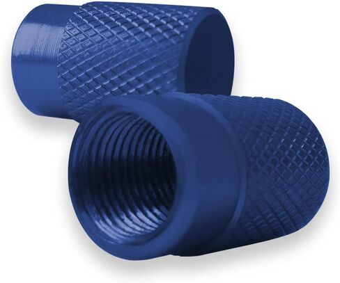 5 Pcs Car Tire Valve Stem Caps, Aluminum Tire Valve Stem Caps, Dust Proof with O Rubber Seal, Universal for Cars, SUVs, Bike, Trucks and Motorcycles (Blue) in Saudi Arabia