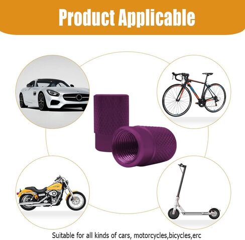 5 Pcs Car Tire Valve Stem Caps, Aluminum Tire Valve Stem Caps, Dust Proof with O Rubber Seal, Universal for Cars, SUVs, Bike, Trucks and Motorcycles (Blue) in Saudi Arabia