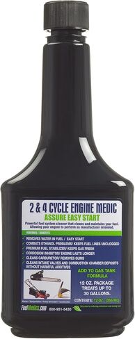 Fuel Medics 37361 2 Cycle and 4 Cycle Engine Medic for Gasoline Engines, 12-Ounce in Saudi Arabia