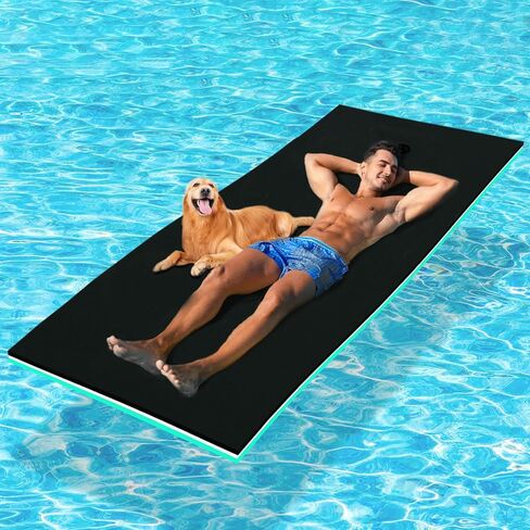 7' x 3' Floating Mat for Lake, Thick Floating Water Lily Pad Raft for Pool, Lake, Pond, River in Saudi Arabia