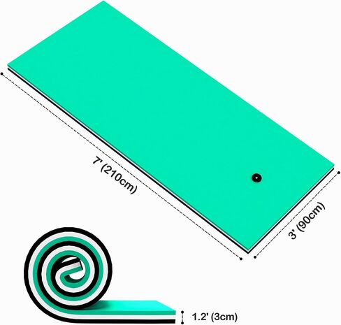 7' x 3' Floating Mat for Lake, Thick Floating Water Lily Pad Raft for Pool, Lake, Pond, River in Saudi Arabia