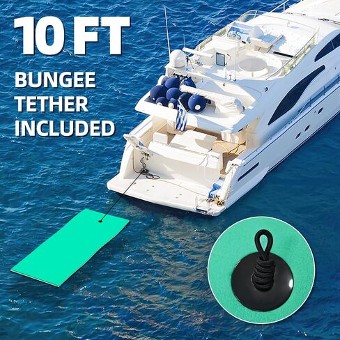 7' x 3' Floating Mat for Lake, Thick Floating Water Lily Pad Raft for Pool, Lake, Pond, River in Saudi Arabia